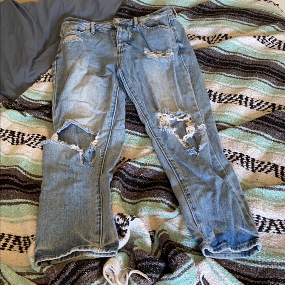 PacSun Distressed Mom Jeans
